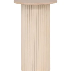 Bianca sidobord Ø40 cm - Whitewash