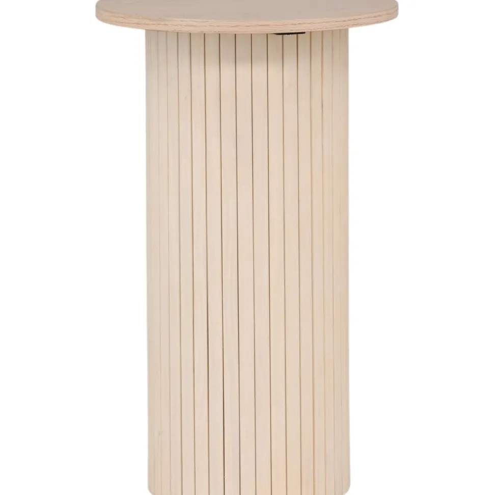 Bianca sidobord Ø40 cm - Whitewash