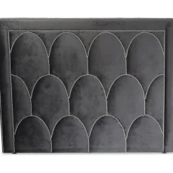 Bianca sänggavel 105 cm - Antracit (Sammet)