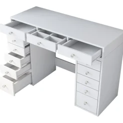 Bijou sminkbord 6 - 120 x 44,5 cm - Vit