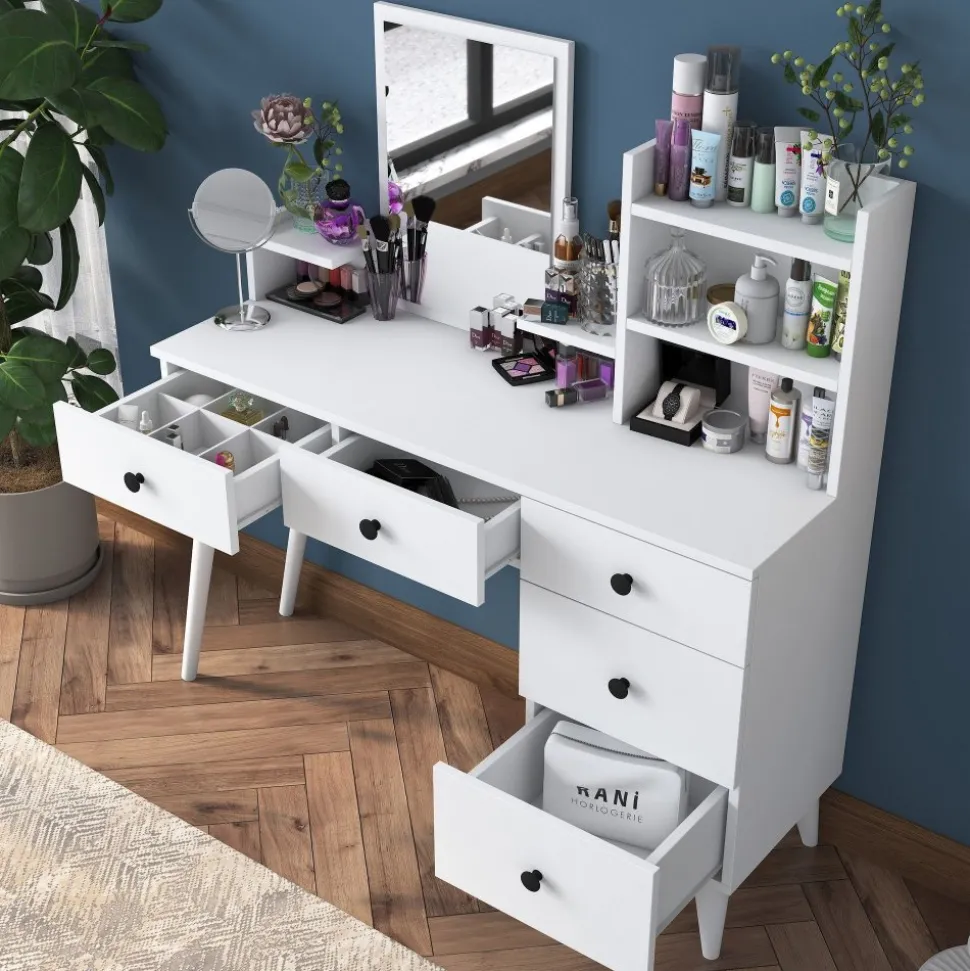 Bijou sminkbord 101 - Vit