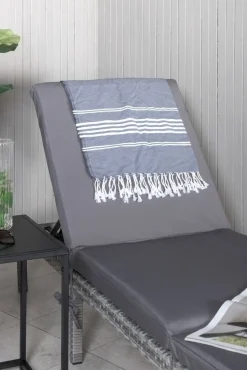 Bilbao solsäng - Grå + Textilskydd för utemöbler