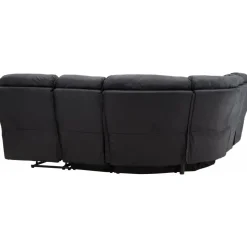 Biosoffa recliner i svart PU