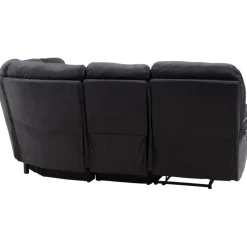 Biosoffa recliner i svart PU