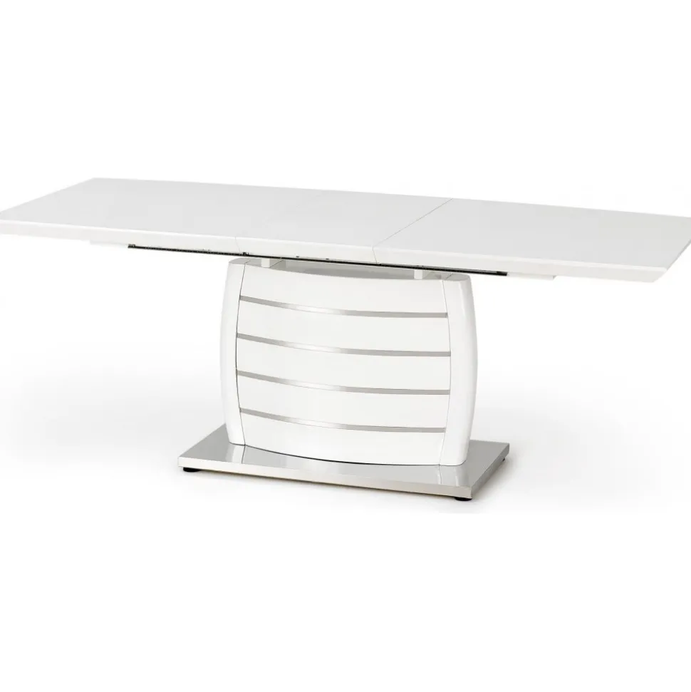 Birgitta förlängningsbart matbord 160-200 cm i vit högglans