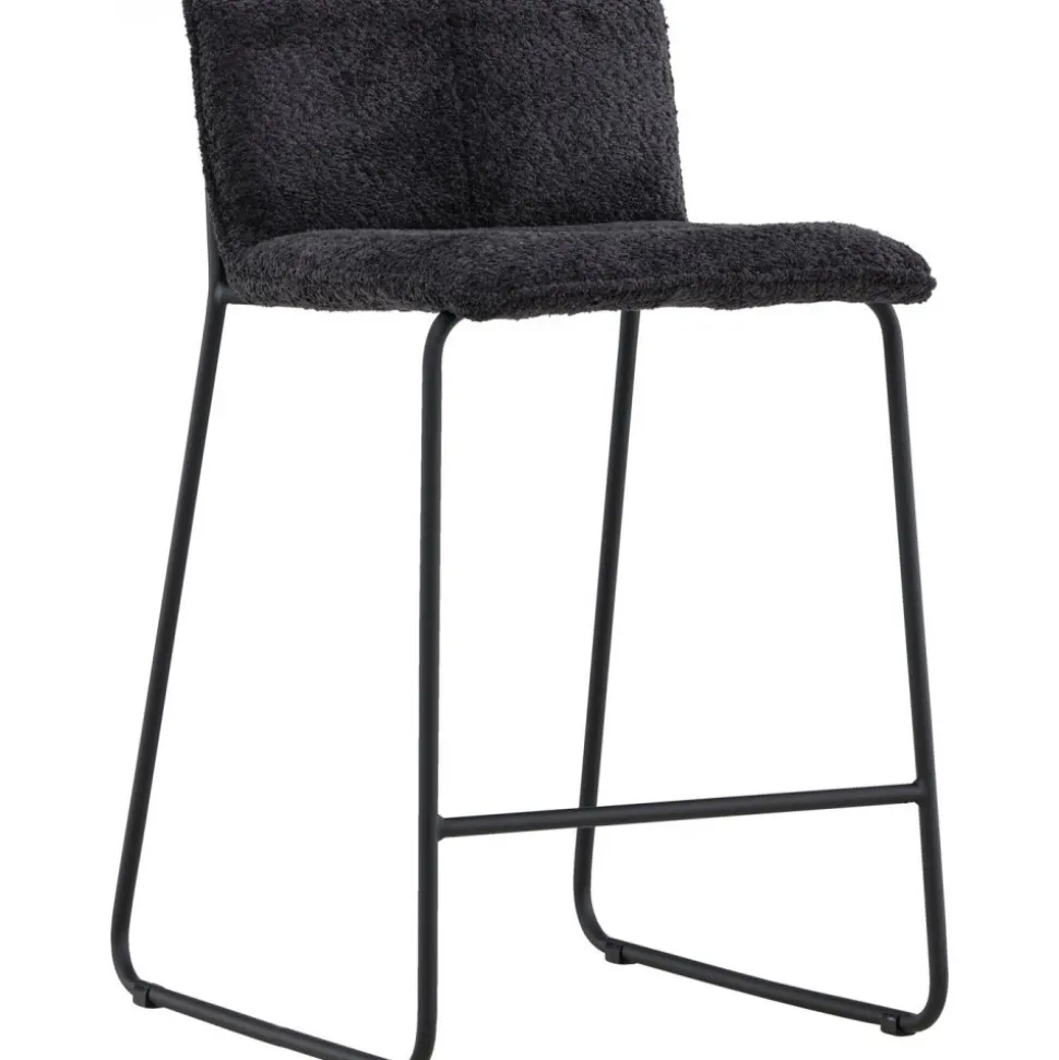 Bisbee barstol - Svart bouclé