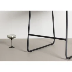 Bisbee barstol - Svart bouclé