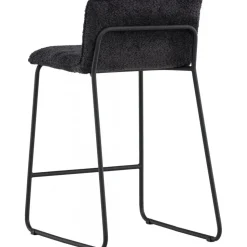 Bisbee barstol - Svart bouclé