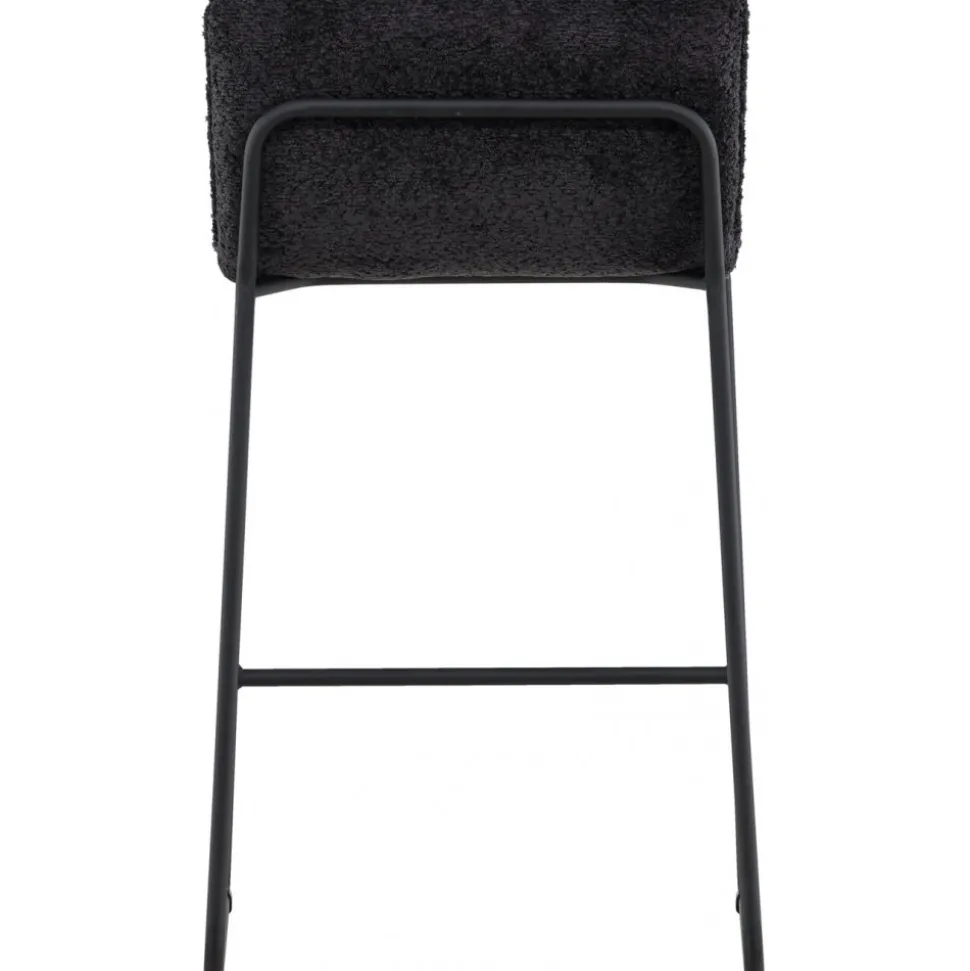 Bisbee barstol - Svart bouclé