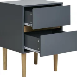 Bisley sidobord - Mörkgrå