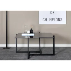 Bivo soffbord 80 x 80 cm - Glas