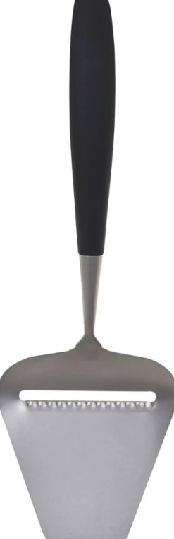 Björklund osthyvel (räfflad) - Borstad stål/svart