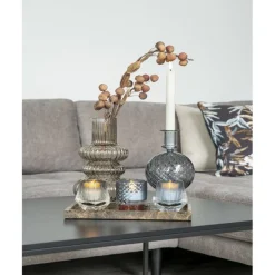 Blomvas - Rökigt glas