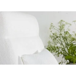 Bloom fåtölj - Vit teddy/Whitewash