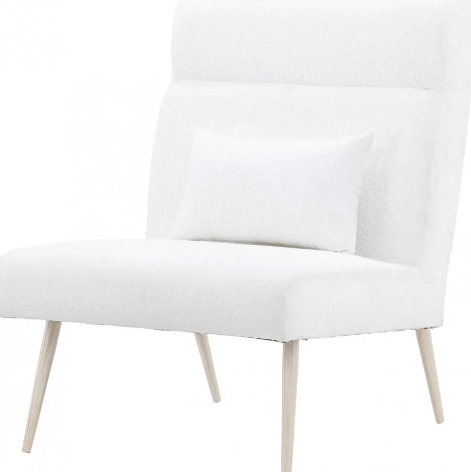 Bloom fåtölj - Vit teddy/Whitewash