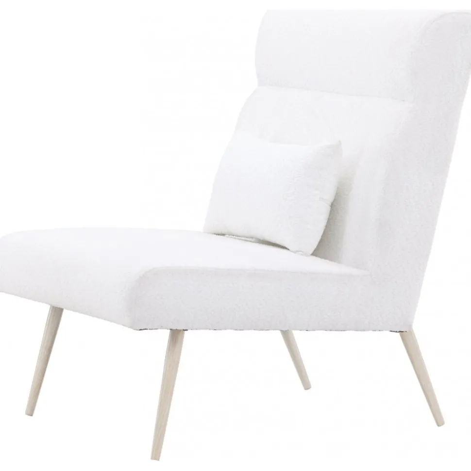 Bloom fåtölj - Vit teddy/Whitewash