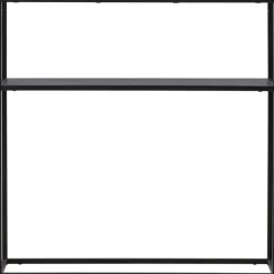 Bogota sidobord 30 x 80 cm - Svart