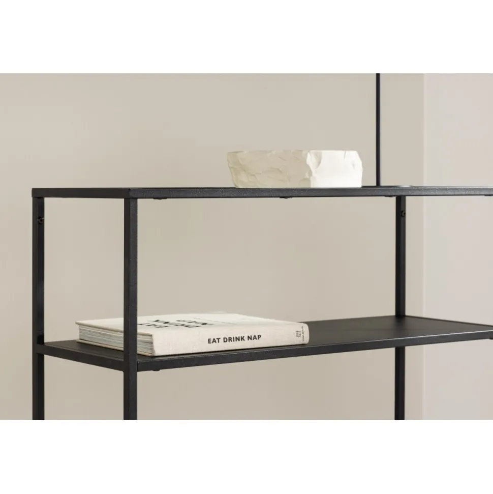 Bogota sidobord 30 x 80 cm - Svart