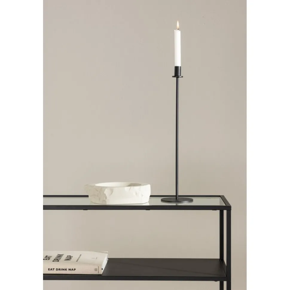 Bogota sidobord 30 x 80 cm - Svart