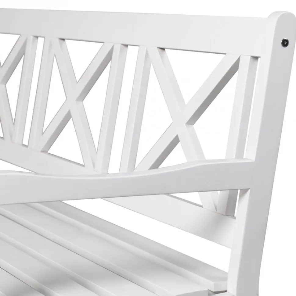 Bohus trädgårdsbänk 3-sits - Vit + Fläckborttagare för möbler