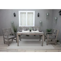 Bollnäs utegrupp - Klassisk grå + Fläckborttagare för möbler