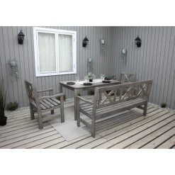 Bollnäs utegrupp - Klassisk grå + Fläckborttagare för möbler