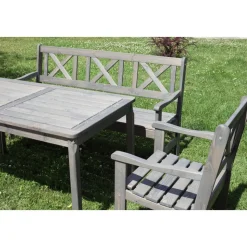 Bollnäs utegrupp - Klassisk grå + Fläckborttagare för möbler