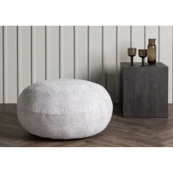 Bologna sittpuff - Ljusgrå