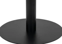 Bolzano Matbord - Marmorimitation/svart - ø110