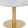 Bolzano Soffbord 70 x 70 cm - Marmorimitation/mässing
