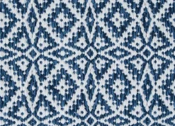 Bomullsmatta Davina - Blå