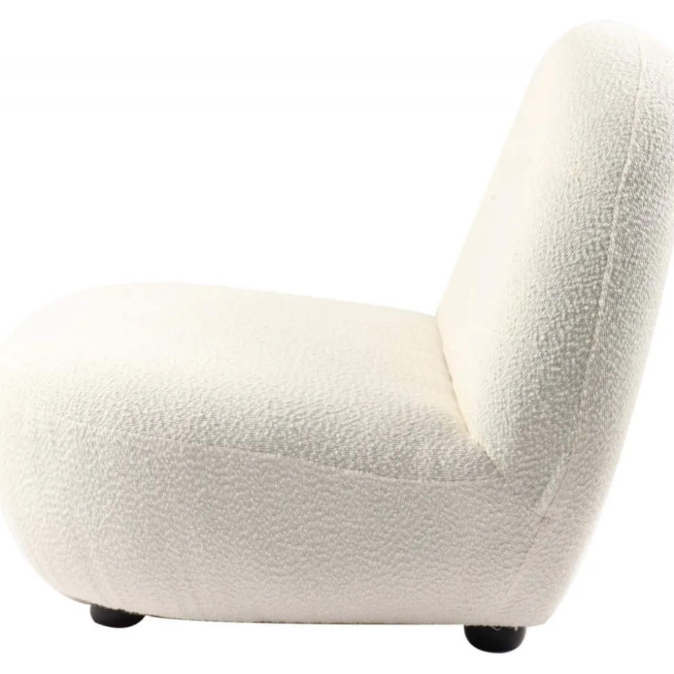 Boogi fåtölj i offwhite Boucle / Teddy