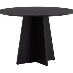 Bootcut matbord Ø110 cm - Svart