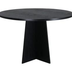 Bootcut matbord Ø110 cm - Svart