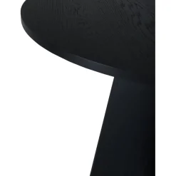 Bootcut matbord Ø110 cm - Svart