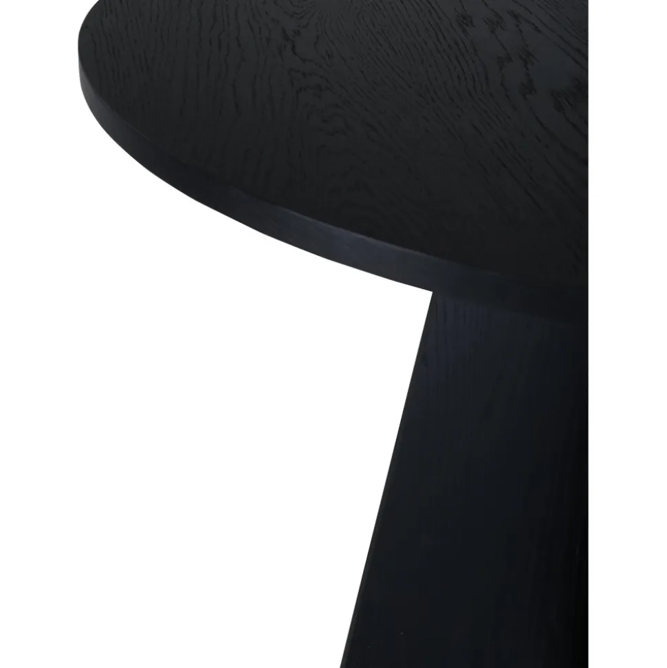 Bootcut matbord Ø110 cm - Svart