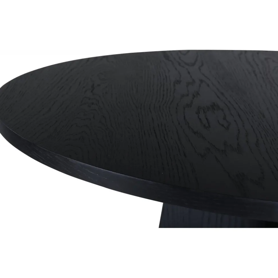 Bootcut matbord Ø110 cm - Svart