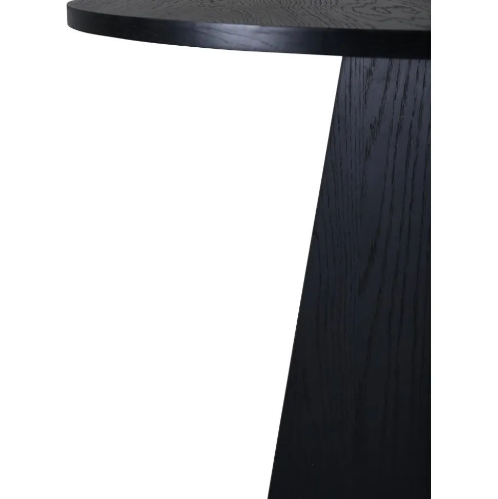 Bootcut matbord Ø110 cm - Svart