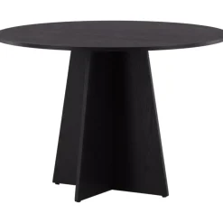 Bootcut matbord Ø110 cm - Svart