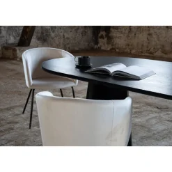 Bootcut matbord 230 x 115 cm - Svart