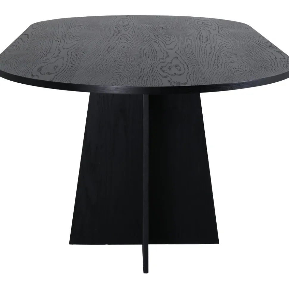 Bootcut matbord 230 x 115 cm - Svart