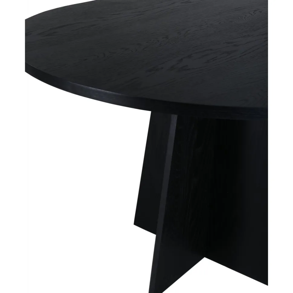 Bootcut matbord 230 x 115 cm - Svart