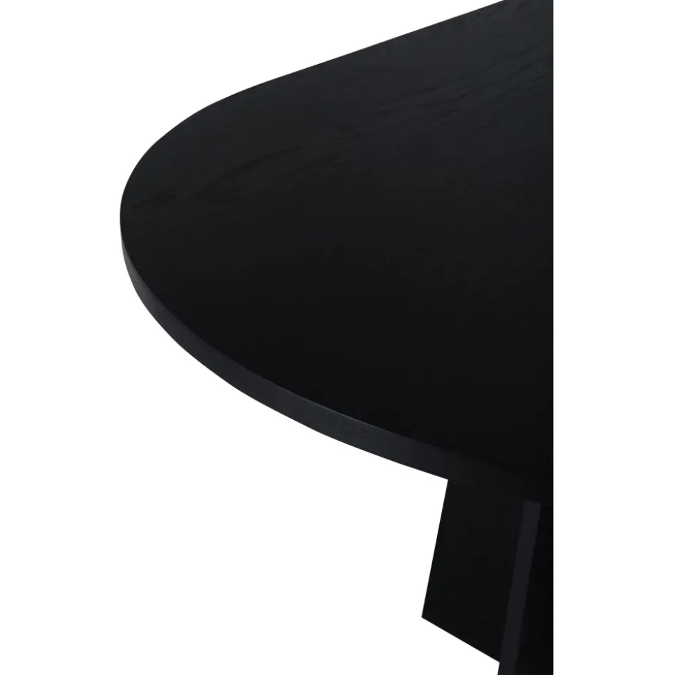 Bootcut matbord 230 x 115 cm - Svart