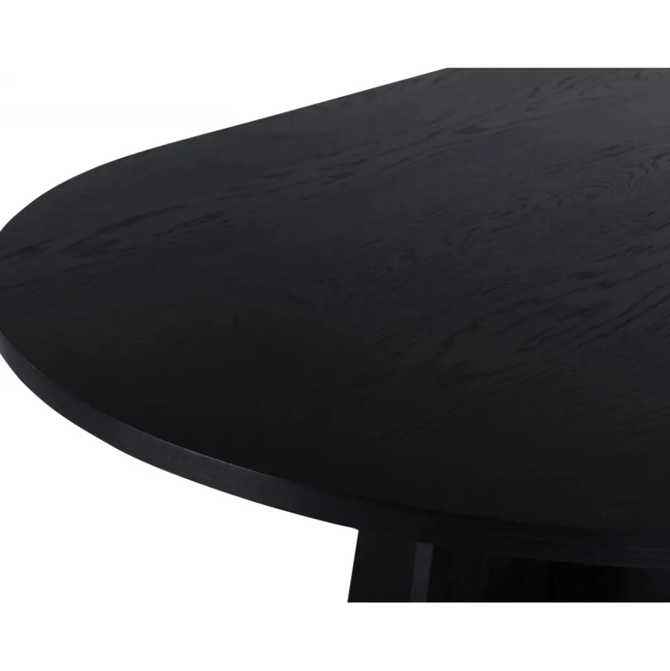 Bootcut matbord 230 x 115 cm - Svart