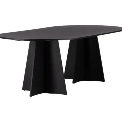 Bootcut matbord 230 x 115 cm - Svart