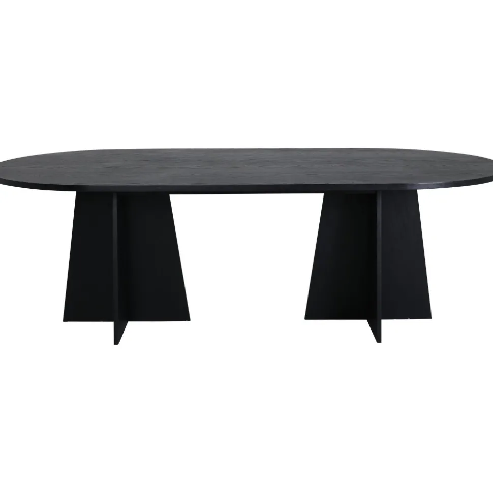 Bootcut matbord 230 x 115 cm - Svart