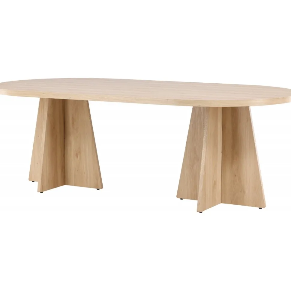 Bootcut matbord 230 x 115 cm - Whitewash