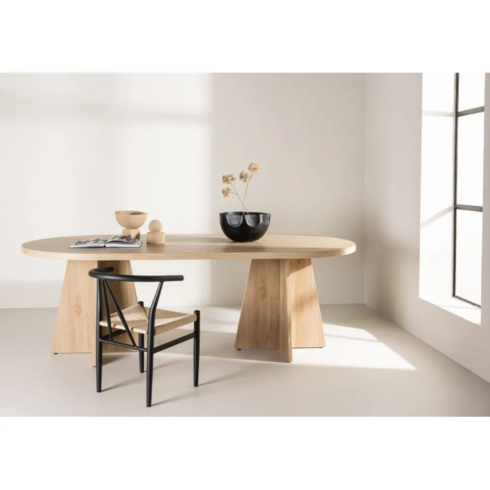 Bootcut matbord 230 x 115 cm - Whitewash