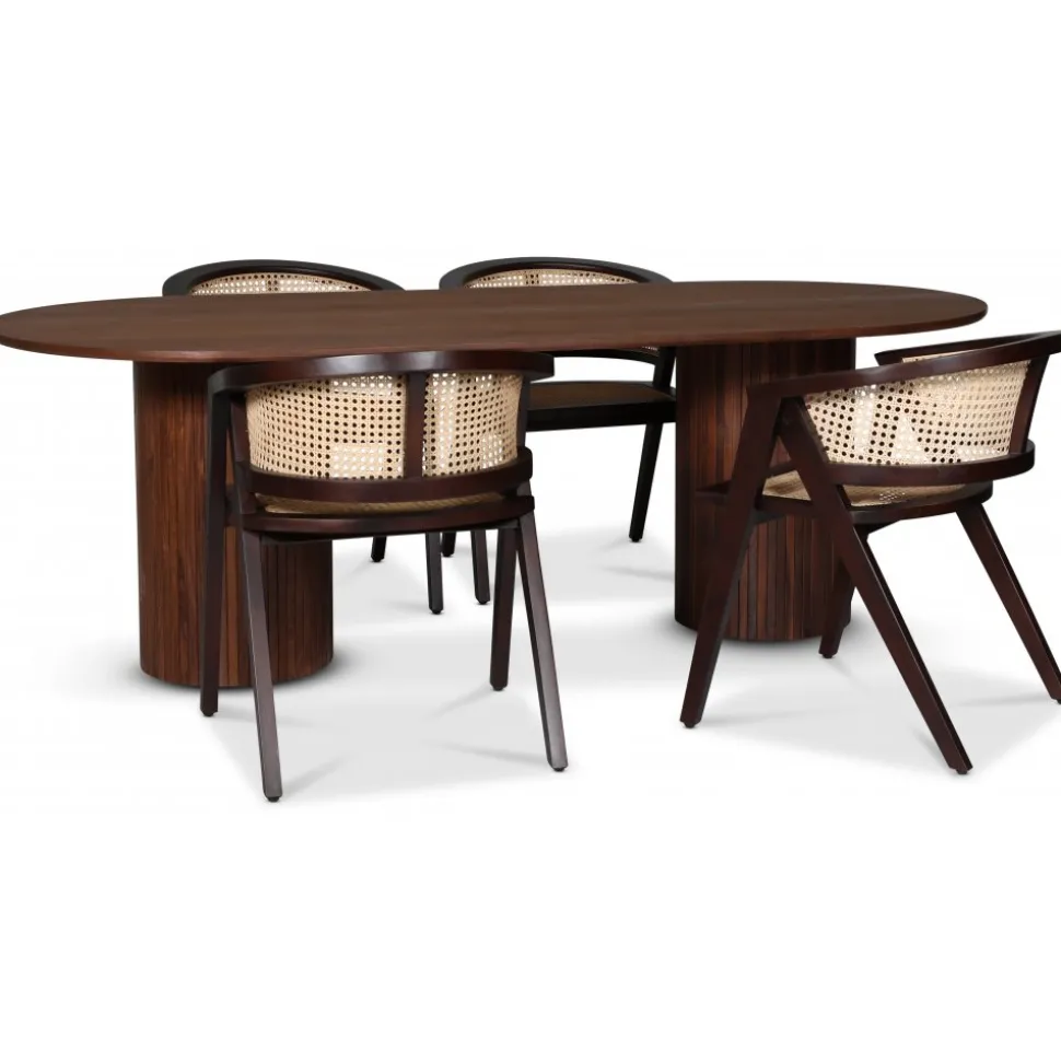 Bord i valnöt 215x100 cm - Nova