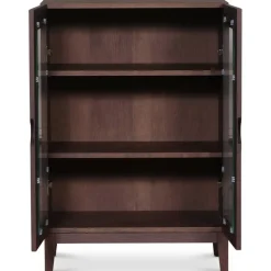 Borgholm vitrinskåp - Smoked oak